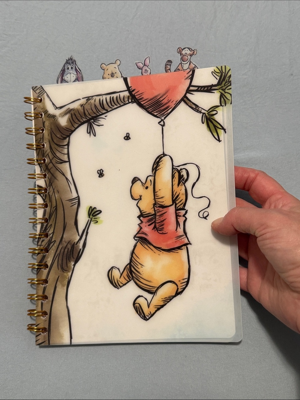 Winnie the Pooh Hanging Balloon Art Notebook